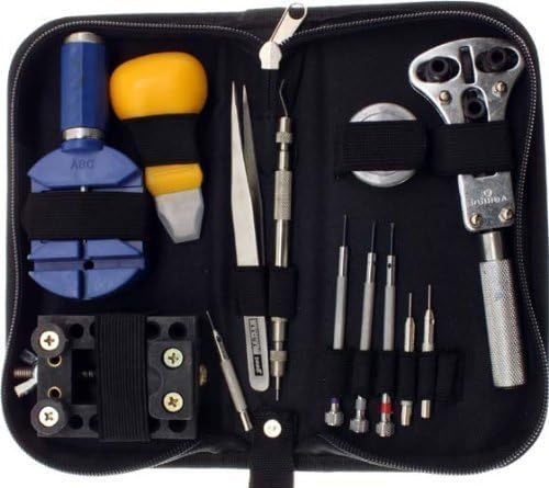 Dome depot Watch Repair Tool Kit, Danibos Opener Link Remover Spring Bar Tool / Carrying Case, Blue