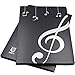 Presentation Folder Unfold Music Holder Glossy Six Pages.(Black)