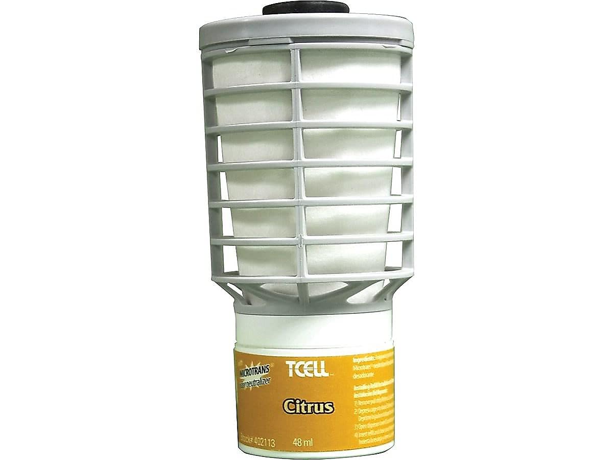 Rubbermaid Commercial, RCP402113CT, TCell Dispenser Fragrance Refill, 6 / Carton, Translucent (6 Pack)