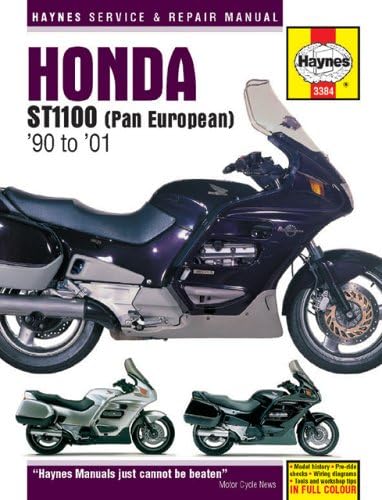 Honda ST1100 (Pan European) Service and Repair Manual: 1990 to 2002 (Haynes Service and Repair Manuals)