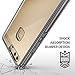 Ringke Fusion Compatible with Huawei P9 Plus Crystal Clear PC Back TPU Bumper Drop Protection, Shock Absorption Technology Protective Cover Huawei P9 Plus Case - Smoke Black