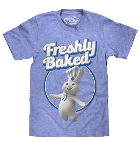 Doughboy Freshly Baked  Soft Touch Tee- MD Royal Snow Heather