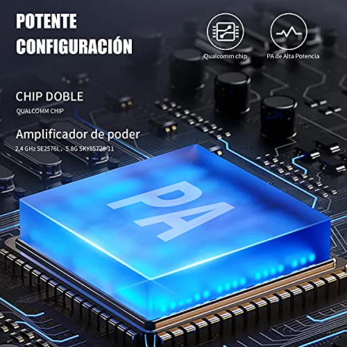JOOWIN-1200-Mbps-Punto-de-Acceso-inalambrico-Exterior-24GHz-58GHz-Banda-Dual-Amplificador-de-senal-ApWiFi-RepetidorRouterPuente-Cuatro-ModosLleva-Antena-de-Alta-GananciaPoE