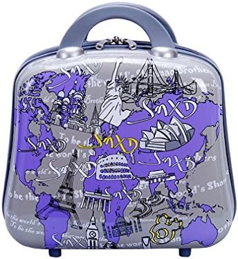 SMXD Makeup Case ABS Hard Shell Lady Cosmetic Bag and Briefcase Travel Toiletry Bag