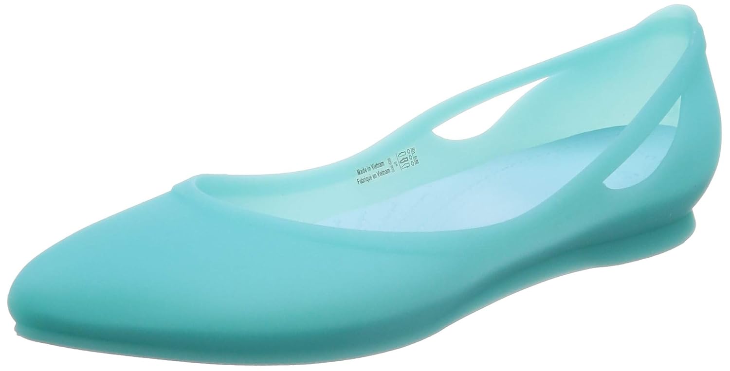 turquoise ballet flats