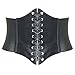 Hanerdun Lace-up Corset Elastic Retro Cinch Belt Waist Belt Four Sizes