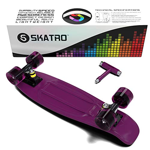 2 Skatro+Cruiser+Skateboard+22x6inch+Complete
