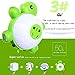Manve Baby turtle LED Night Light, with light Sensor and Dual USB Wall Charger, in the Dark for Hallway Bathroom bedroom Living Room Kitchen (Warm light)