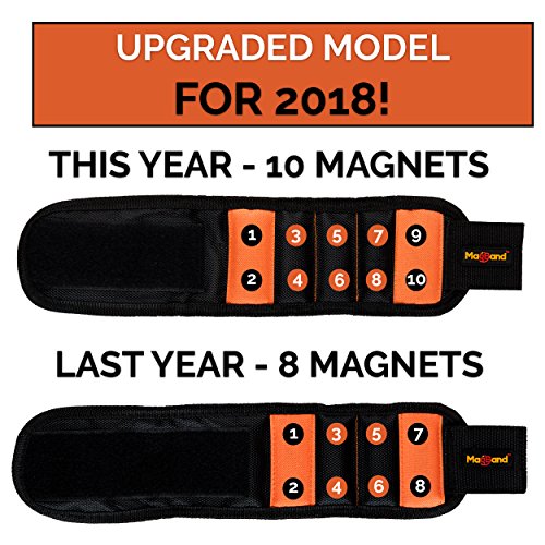 4 Magnetic+Wristband+Strong+Magnets+Screws