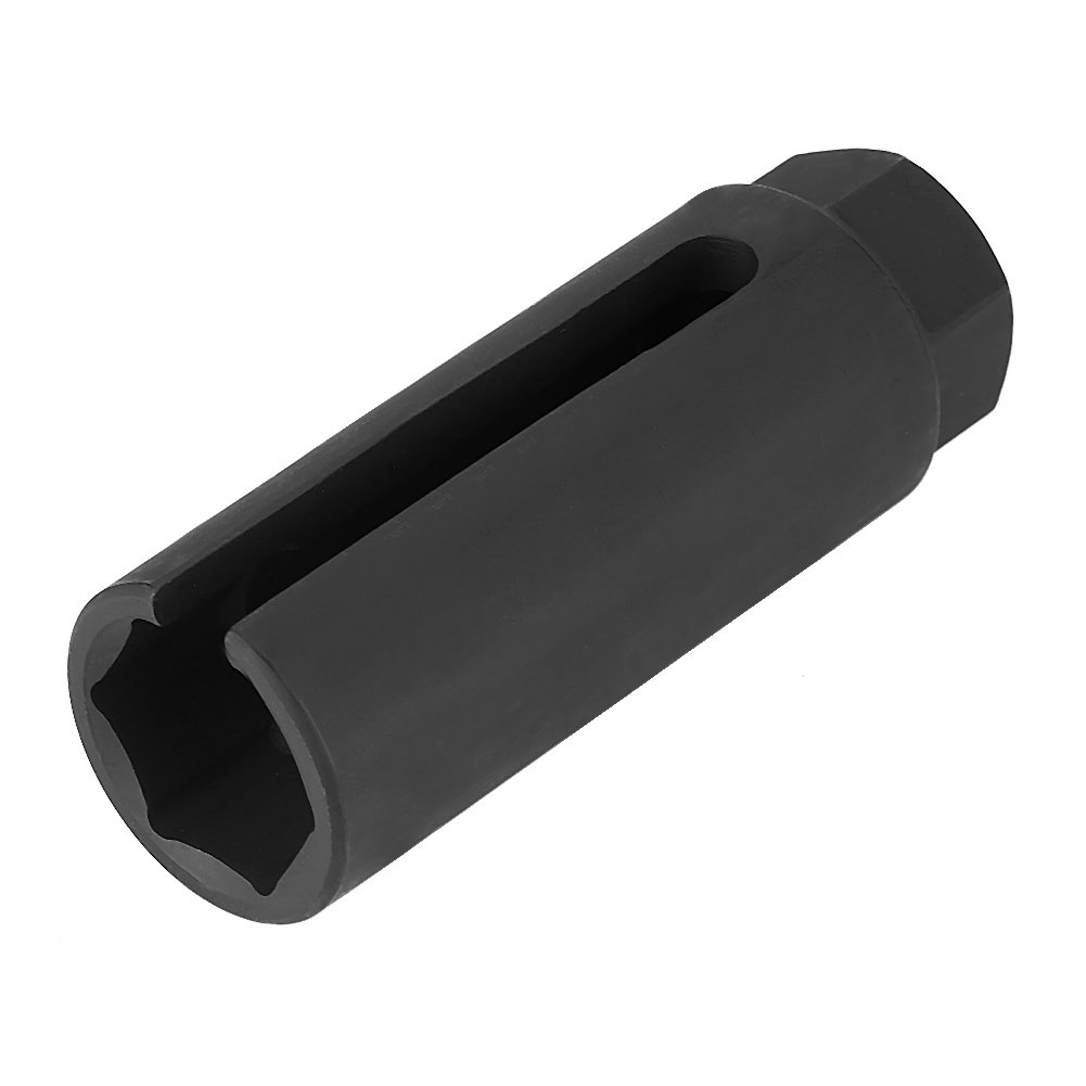 Qiilu Oxygen Sensor Removal Socket, 22MM, Universal Black Car Tool, 3/8" Drive, Includes Oxygen Sensor Socket