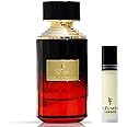 Paris Corner WILD AND TOBACCO EMIR Perfume EDP 3.4Fl Oz with 8ml L'Fumes Roll-On Layering Perfume Oil UNISEX - EDP and Oil Combo