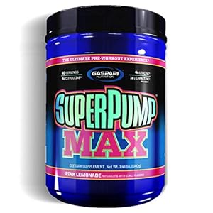 Gaspari Nutrition Super Pump Max 1 Pack x 640g – Pre-Workout Supplement – Energy, Stamina and Focus – with Caffeine and Amino acids – Full of Vitamins and Minerals (Pink Lemonade)