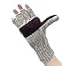 Korlon Wool Knitted Convertible Fingerless Gloves with Mitten Cover, Beige