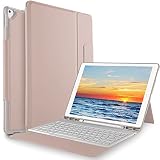 KuGi Keyboard case for ipad pro 11 - Ultra Lightweight One-Piece Wireless Keyboard Stand Case for Apple ipad pro 11 (2018 Release) - Rosegold