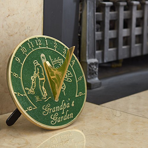 The Metal Foundry Grandpa’s Garden Sundial Gift. Looking For The Best Present Idea For A Special Grandpa For His Birthday, Christmas Or Fathers Day?