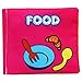 SODIAL(R) Children early education Soft Cloth, Paper, Learning, Intelligence, Children Picture Book (food)