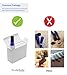 Essential Oil Roller Bottles, 10ml (Cobalt Blue, Pack of 10) - Color Box Package per Bottle, Stainless Steel Roller, Opener, Adhesive Labels, Droppers n Funnels Included, Handy Picks