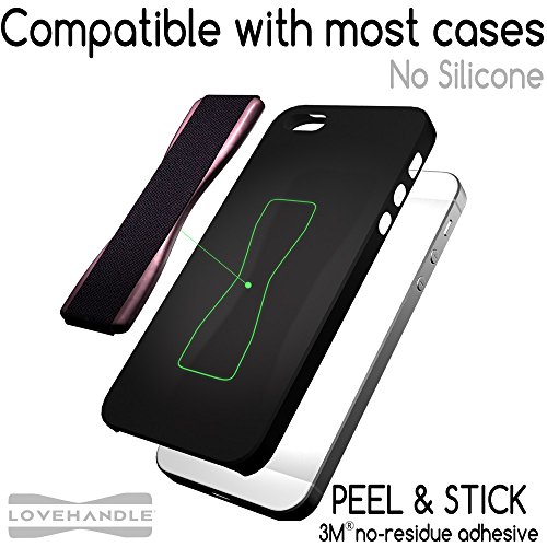 LoveHandle Cell Phone Grip Hold Device with one Finger Phone Strap