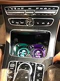 JSAMZ Car Logo LED Cup Pad led Cup Coaster USB Charging Mat Luminescent Cup Pad LED Mat Interior Atmosphere Lamp Decoration Light (Shelby)