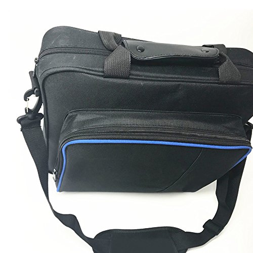 New Travel Storage Carry Case Protective Shoulder Bag Handbag for PlayStation PS4, PS4 Pro and PS4 Slim System Console Carrying Bag and Accessories #81050 (black-large)