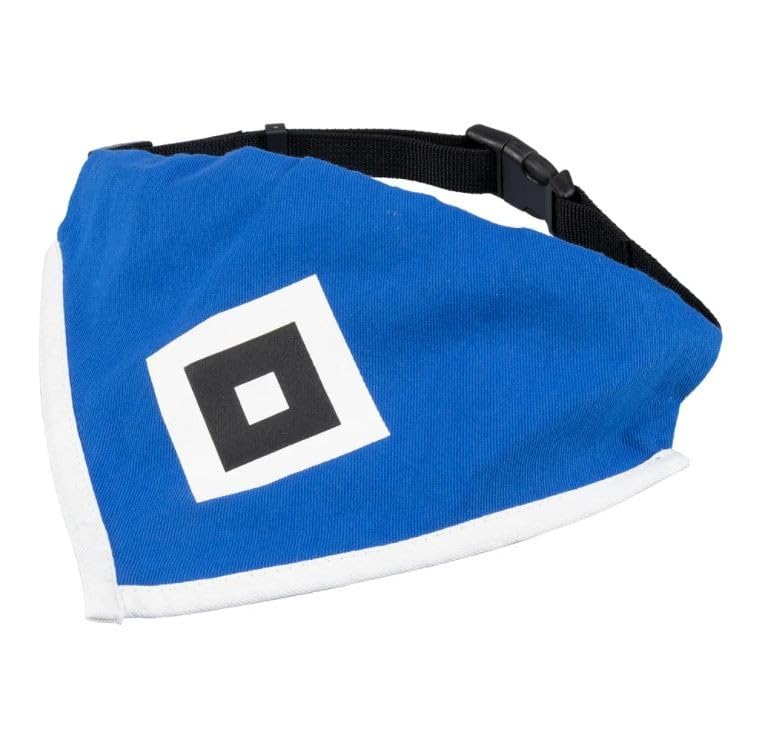 HSV Hamburger SV Blue Dog Bandana with Strap Diamond