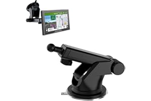 Epronic Replacement Suction Cup Mount for Garmin GPS Mount, Universal 17mm Ball Joint Flexible Mounting Disk for Car Phone Holder Windshield Dashboard Carplay Screen Monitor Bracket