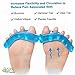 5 Pack Toe Separators Stretchers Straighteners & Dividers for Correcting Overlapping Toes, Bunions, Hammer Toe, Corns, Pedicures SPA Toes - Orthopedic - Soft Gel Spacers - Cleansing Alcohol Pad