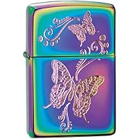 Gifts Infinity Personalized Engraved Butterflies - Spectrum Zippo Lighter - Free Engraving