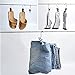 Aligle Tm Portable Laundry Hook Multi-Functional Clips Stainless Steel Home Travel Essentials Stainless Steel Pants Rack, Shoe Clips 12pack