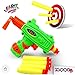 JA-RU Mini Foam Dart Gun for Kids (8 Toy Gun Pistol) w/ 5 Refill Soft Bullet Foam Darts. Fidget Gun Toy, Bulk Party Favors for Boys, Treasure Chest Toys. 5483-8p