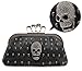 Cougar’s Collection Skull Knuckle Ring Evening Bag Gothic Clutch