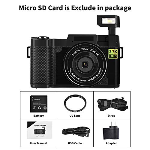 6 Digital+Vlogging+YouTube+Retractrable+Flashlight