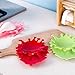 Flinelife 2 in 1 Spoon Utensil Holder Silicone Spoon Rest - RED