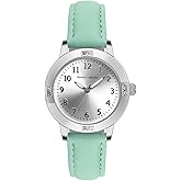 TUOTISI Girls Student Watch - Simple Japan Quartz Casual Leather Strap Watches for Ladies Fashion Women Ages 11-15