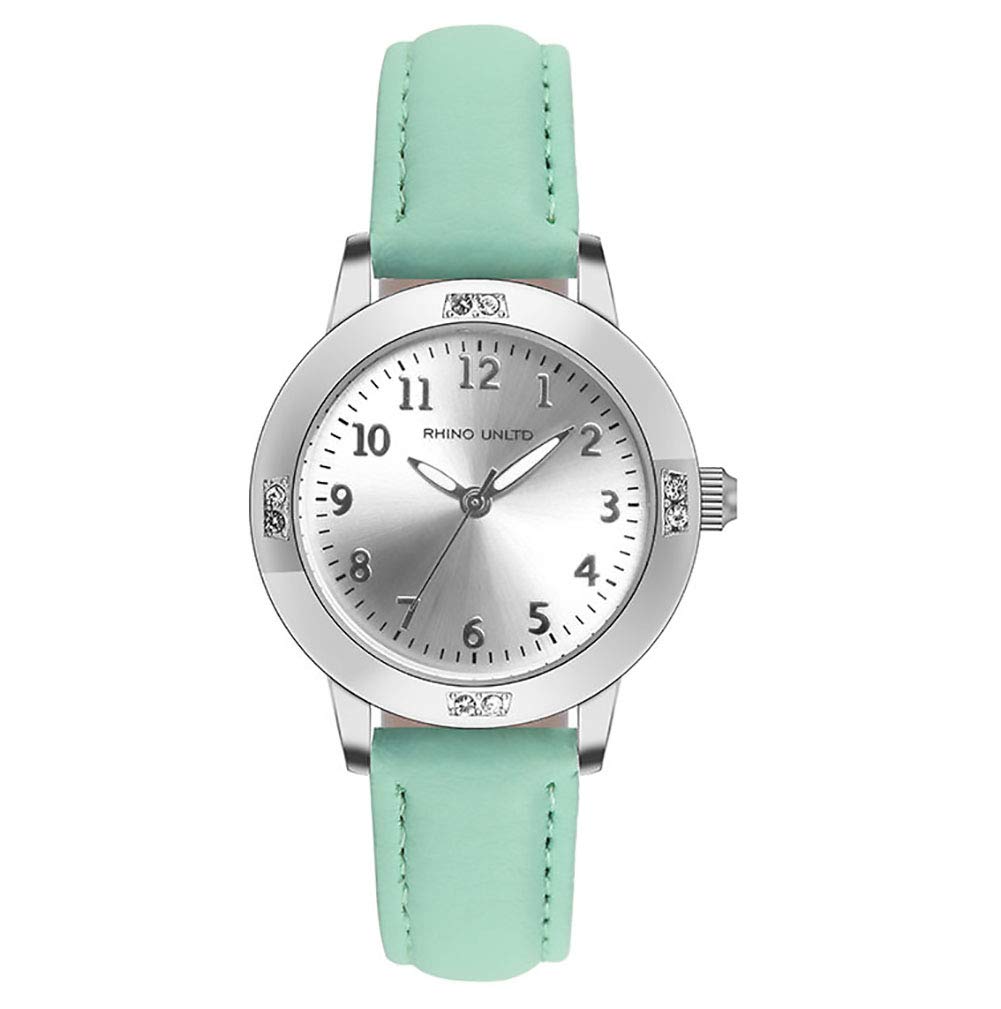 Photo 1 of TUOTISI Watches for Girls - Student & Teen Girls (Ages 11-15) - Simple Japan Quartz Casual Leather Strap Watches for Ladies & Women