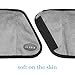 JJ Cole - Reversible Strap Covers, Seat Belt Cushion to Support Infants and Toddlers in the Car Seat or Stroller, Black Tri Stitch, Birth and Up