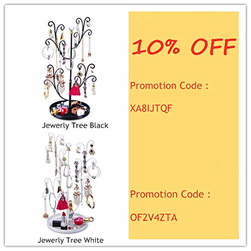 4 Keebofly+Jewelry+Tree+Stand+Organizer