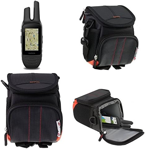 Black Sat Nav Case Bag Cover Compatible with The Garmin Rino 755t