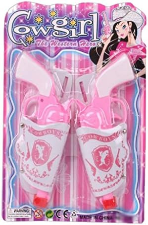 Gift Corral Pink Double Holster Cowgirl Gun Set