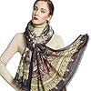 DANA XU 100% Pure Wool Women Scarf Large Size Shawl Pashmina Scarf Wrap
