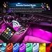 Car LED Strip Light, EJ’s SUPER CAR 4pcs 36 LED DC 12V Multicolor Music Car Interior Light LED Under Dash Lighting Kit with Sound Active Function and Wireless Remote Control, Car Charger Includedthumb 4