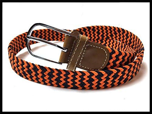 カラフル Wカラー ベルト 橙紺 オレンジ ネイビー トニー ベルト 通販 Amazon
