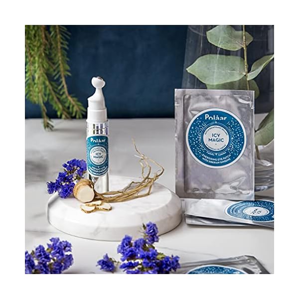 Polaar-Instant-Eye-Contour-Energiser-IcyMagic-with-Siberian-Ginseng-Roll-on-Ice-Cold-Ball-Eye-Care-Treatment-Anti-puffiness-Anti-dark-Circles-Eyelash-Growth-Natural-No-perfume Polåar - Icy Magic Instant Eye Contour Energiser Roll-On with Siberian Ginseng - Anti-Puffiness Concealer Glazed Roll-On…