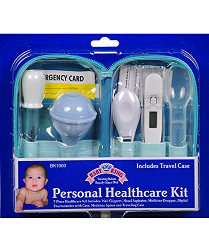 Baby King 7 Piece Baby Healthcare Kit with Travel Case