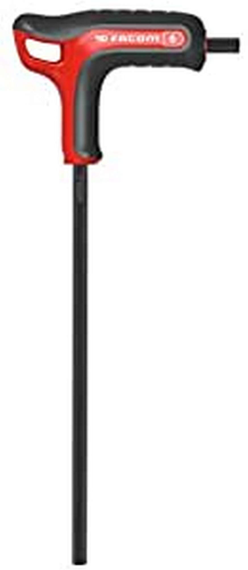 Facom Standard Hex Key, Alloy Steel, Red/Black, 4 mm