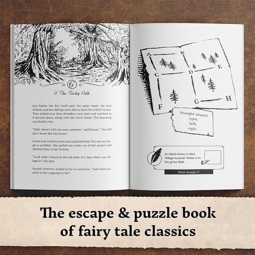 The Puzzle Book of the Brothers Grimm: Unlock the Secrets of Mysterious Fairy Tales: Discover a Magical Story with Tricky Brain Teasers, Logic Puzzles and Riddles