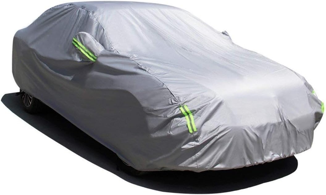 MATCC Car Cover Waterproof All Weather Upgraded UV Protection Sedan Cover Universal Fit Outdoor Full Car Cover Up to 197''(197โโL x 75โโW x 59โโH)