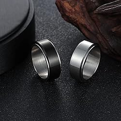 Udolfly Mens Fidget Rings Anxiety Rings for Men