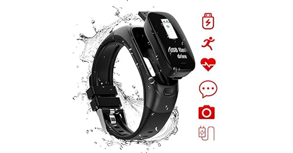 Amazon.com: Fitness Tracker, 32G Flash Disk Fitness Watch ...