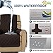 Easy-Going Sofa Slipcover Waterproof Recliner Chair Cover Non-Slip Fabric Couch Cover for Living Room Washable Furniture Protector for Pets Kids Children Dog Cat (Recliner, Chocolate)